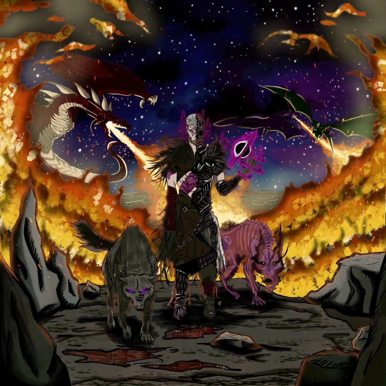 Pôster de série — branding e impacto visual